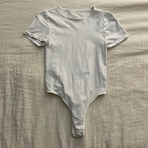 Intimately Free People T-Shirt Thong Bodysuit, Size M/L